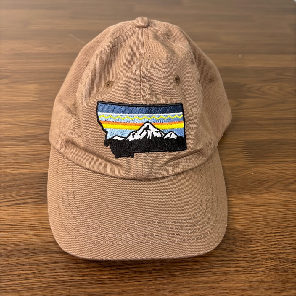 Paramount Brown‎ Cap with Montana Mountain Patch
